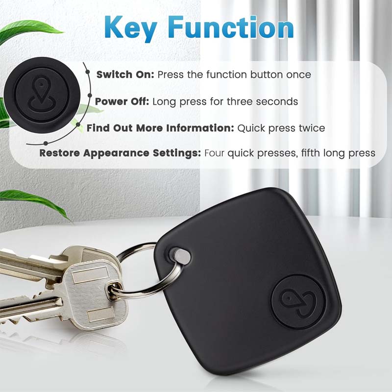 Smart Anti-lost Alarm Bluetooth Tracker for Key, Wallet, etc.