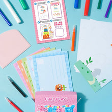 Load image into Gallery viewer, Creative Rainbow Scratch Art Postcard Set for Kids