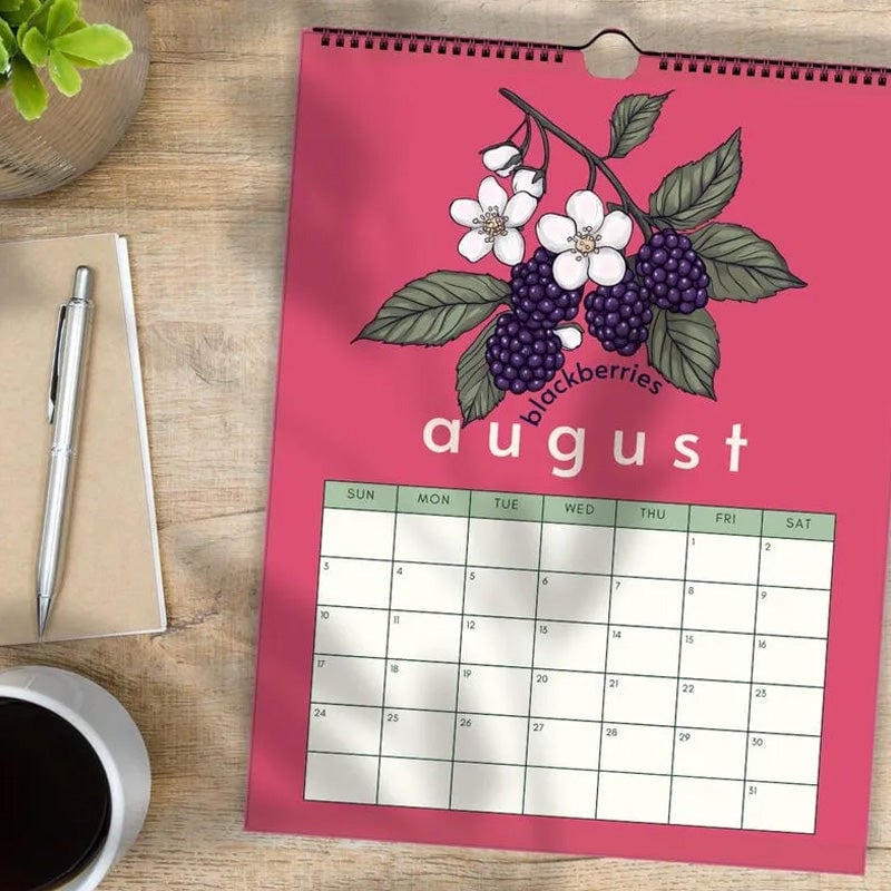 🥕2025 Calendar : Seasonal Produce