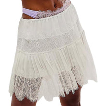 Load image into Gallery viewer, Elegant High-Waist Lace Skirt
