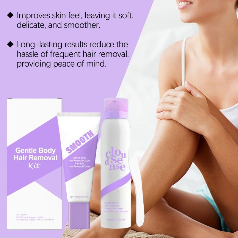 Gentle Body Hair Removal Kit
