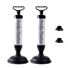 Load image into Gallery viewer, High-Pressure Toilet Plunger Set with Dual Suction Cups
