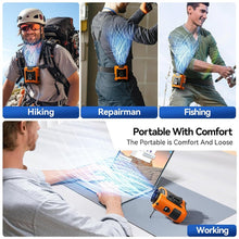 Load image into Gallery viewer, Rechargeable Waist Clip Fan