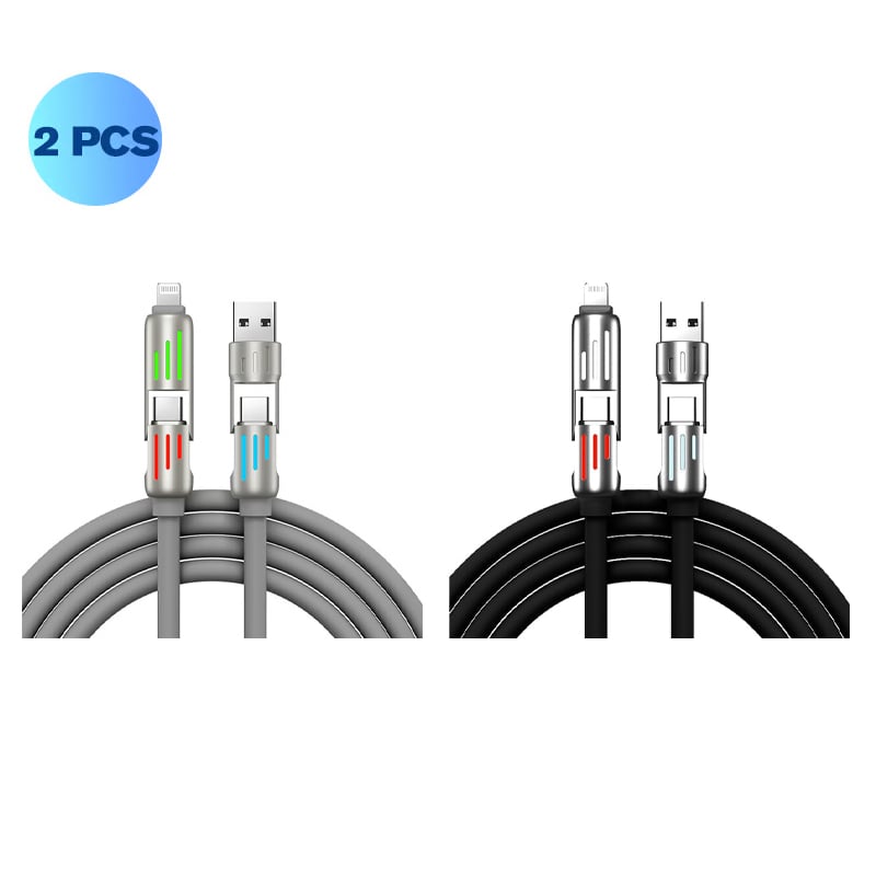 【Extra 10% Off】240W 4-in-1 USB C Cable