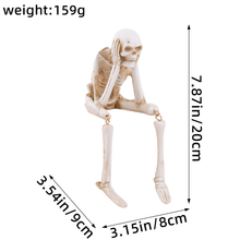 Load image into Gallery viewer, Creative Skeleton Skull Decor