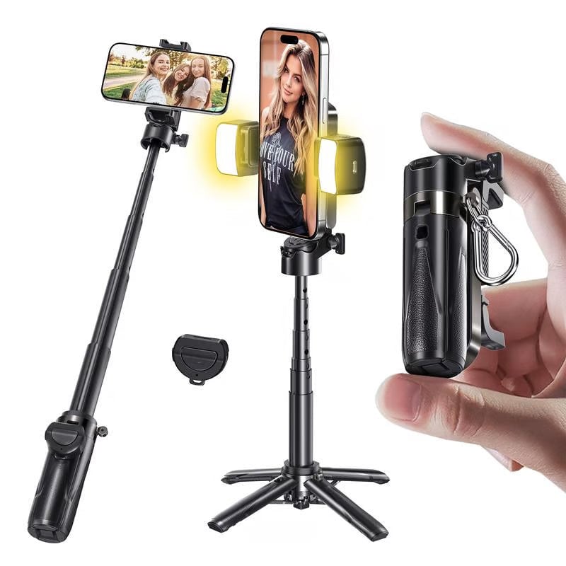 【Sale】Multifunctional Portable Selfie Stick