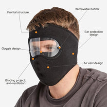 Load image into Gallery viewer, Fleece Fog Mask