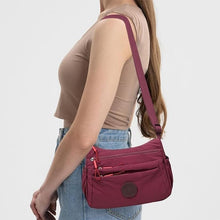 Load image into Gallery viewer, Solid Color Fashionable Multi-pocket Zipper Crossbody Bag