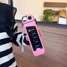 Load image into Gallery viewer, Portable Square Water Bottle with Straw