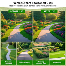 Load image into Gallery viewer, Half-moon lawn edger with T-handle