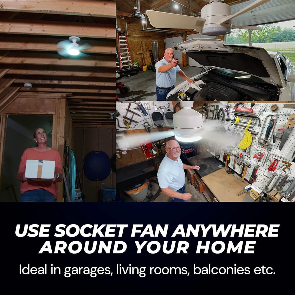 Ceiling Fan with Remote & LED Light