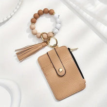 Load image into Gallery viewer, Stylish Card Holder With Silicone Bead Bracelet
