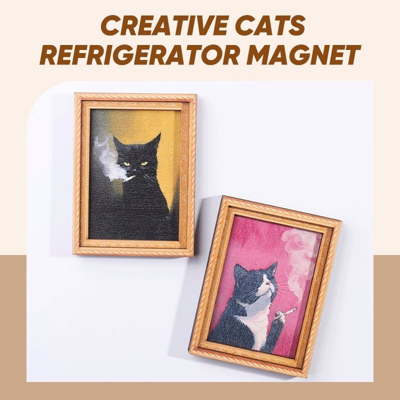 Cat Photo Frame Fridge Magnet