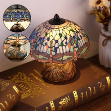Load image into Gallery viewer, Tiffany-style Dragonfly Table Lamp