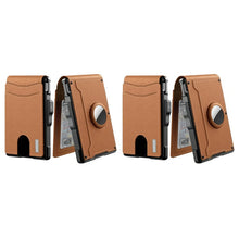 Load image into Gallery viewer, Men's Business Style Pu Leather Card Slots for AirTag