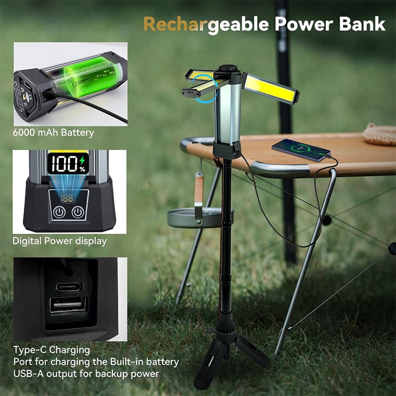 Foldable Camping Light with Bracket