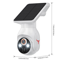 Load image into Gallery viewer, Solar powered color night vision camera