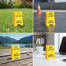 Load image into Gallery viewer, Caution Overstimulated Sign Hair Claw Clip