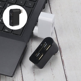 4-in-1 Rotating USB Hub