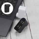 4-in-1 Rotating USB Hub