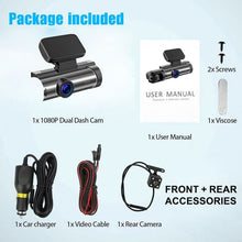 Load image into Gallery viewer, Front &amp; Rear Dashcam