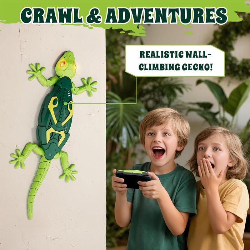 Electric Lizard Toy with LED Glowing Eyes