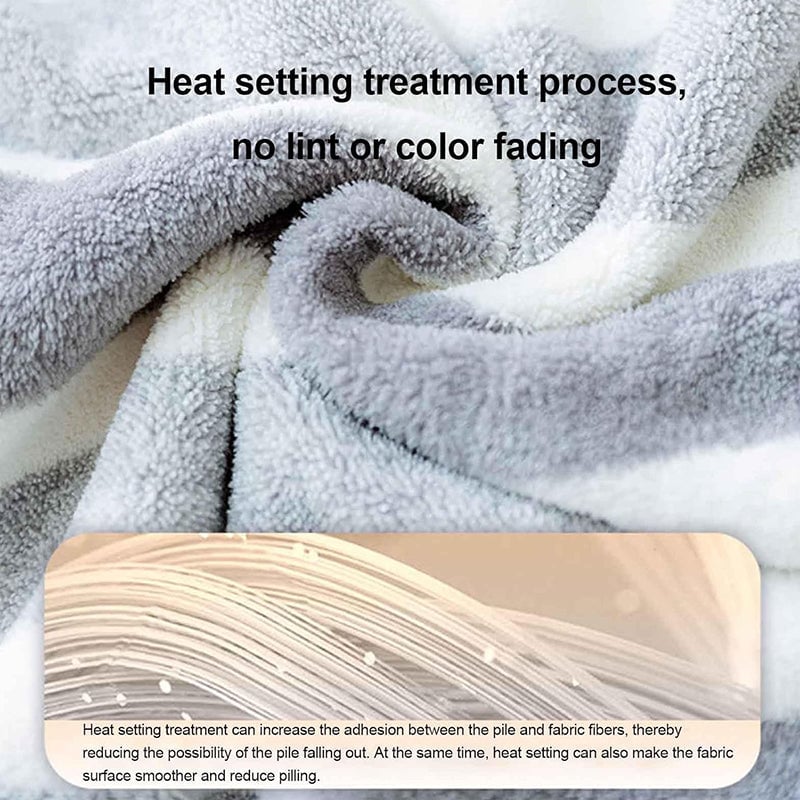 Striped Pattern Pet Bath Towel