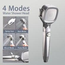 Load image into Gallery viewer, 4-mode Handheld Pressurized Shower Head