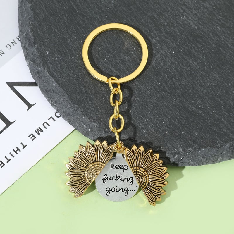 Sunflower Keychain