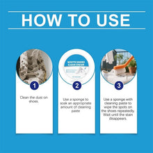 Load image into Gallery viewer, Gentle No-Rinse Shoe Cleaner &amp; Whitening Cream