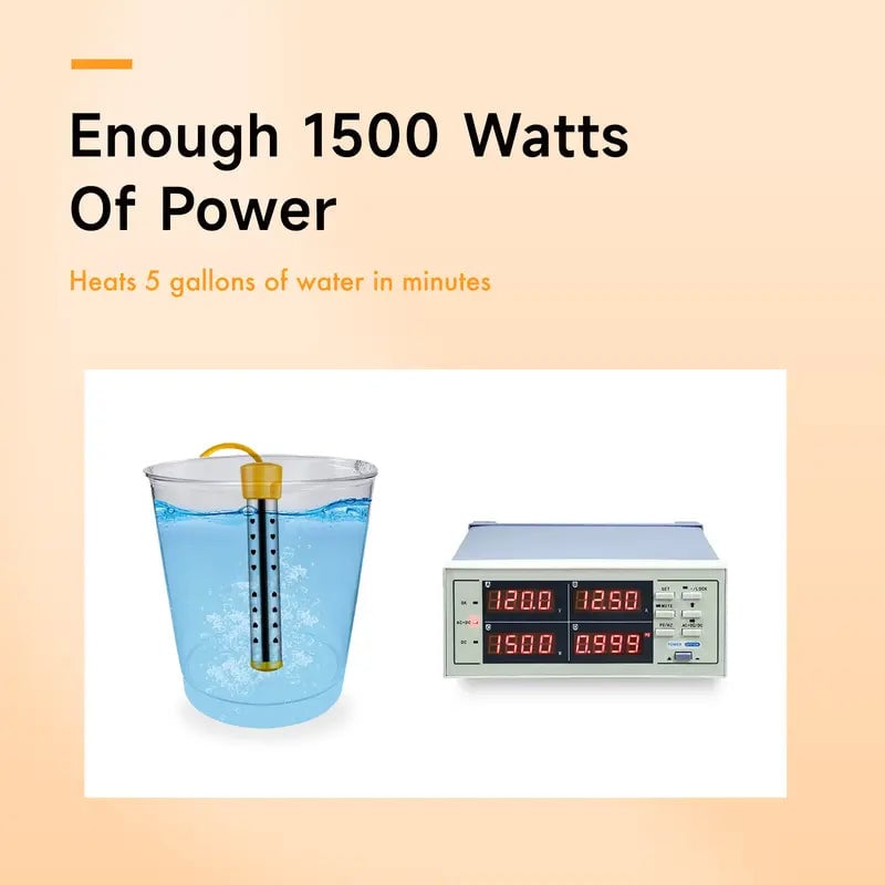 Fast Immersion Water Heater