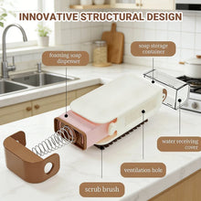 Load image into Gallery viewer, 3-in-1 Multi-Functional Roller Soap Box &amp; Laundry Brush