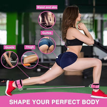Load image into Gallery viewer, Ankle Resistance Band Set for Leg and Hip Training