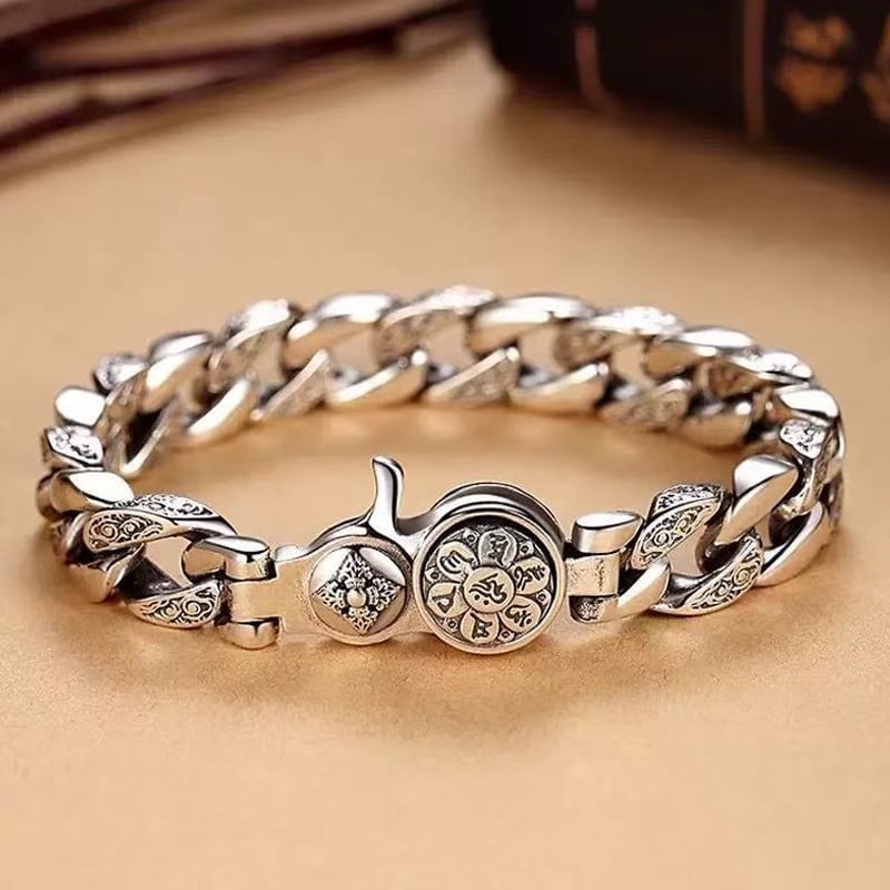 Six-Syllable Mantra Spinner Bracelet