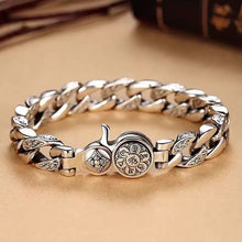 Load image into Gallery viewer, Six-Syllable Mantra Spinner Bracelet