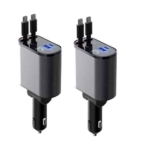 4 in 1 Fast Car Phone Charger