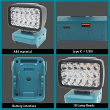 Load image into Gallery viewer, Lithium Battery LED Work Light
