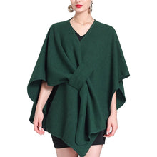 Load image into Gallery viewer, Women's Solid Color Cape Shawl