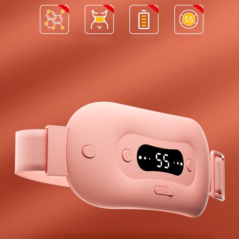 【Extra 50% OFF】Women Menstruation Vibration Belly Massage Hot Compress