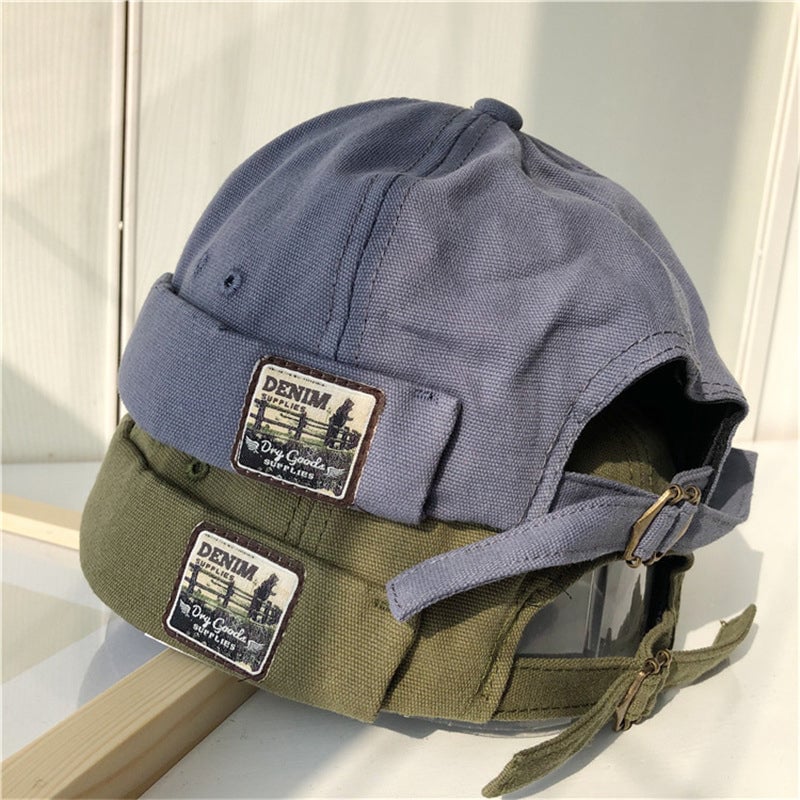 Vintage Cotton Skull Cap Hat