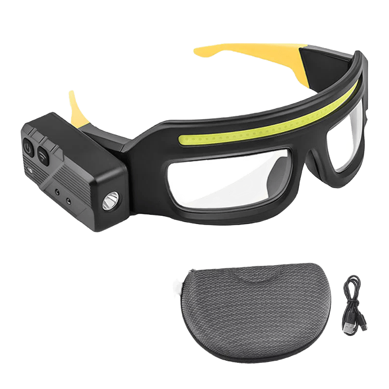 Ultra-Lightweight Motion-Sensing Headlamp with XTE+COB Dual Light Source
