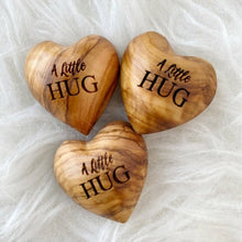Load image into Gallery viewer, Pocket Hug Wooden Heart Token