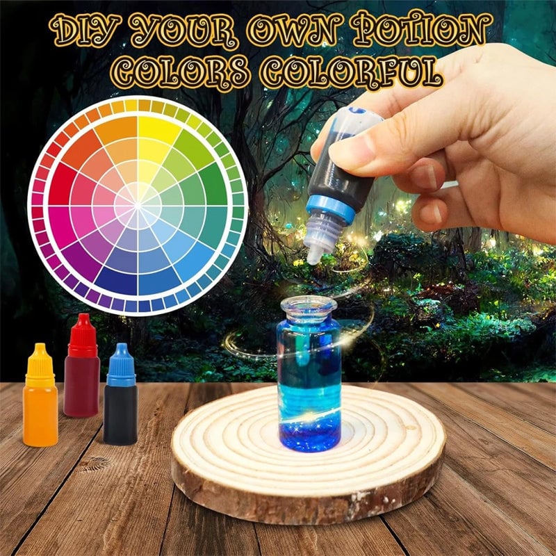 Witch Magician Potion Magic Bottle Set