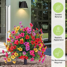 Load image into Gallery viewer, Ground Insert Faux Violet Flowers