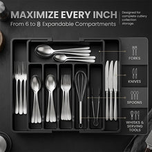 Load image into Gallery viewer, Kitchen Expandable Silverware Drawer Organizer