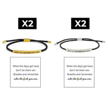 Load image into Gallery viewer, Inspire Bracelet - DONT LET THE HARD DAYS WIN
