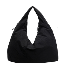 Load image into Gallery viewer, Women's Solid Color Textured Draped Tote Bag