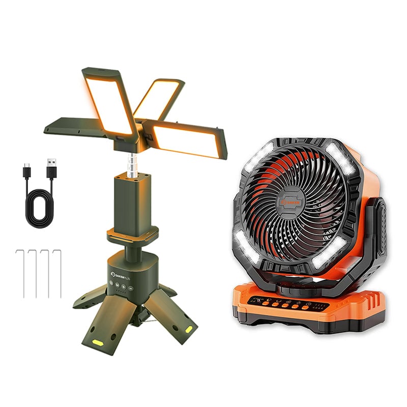Retractable Windproof Camping Lantern