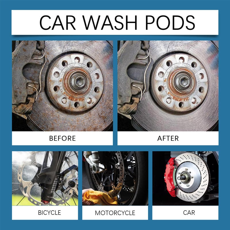 Brake disc cleaner with rust remover & polish