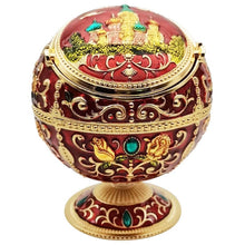 Load image into Gallery viewer, Vintage Portable Cigar Ashtray with Lid